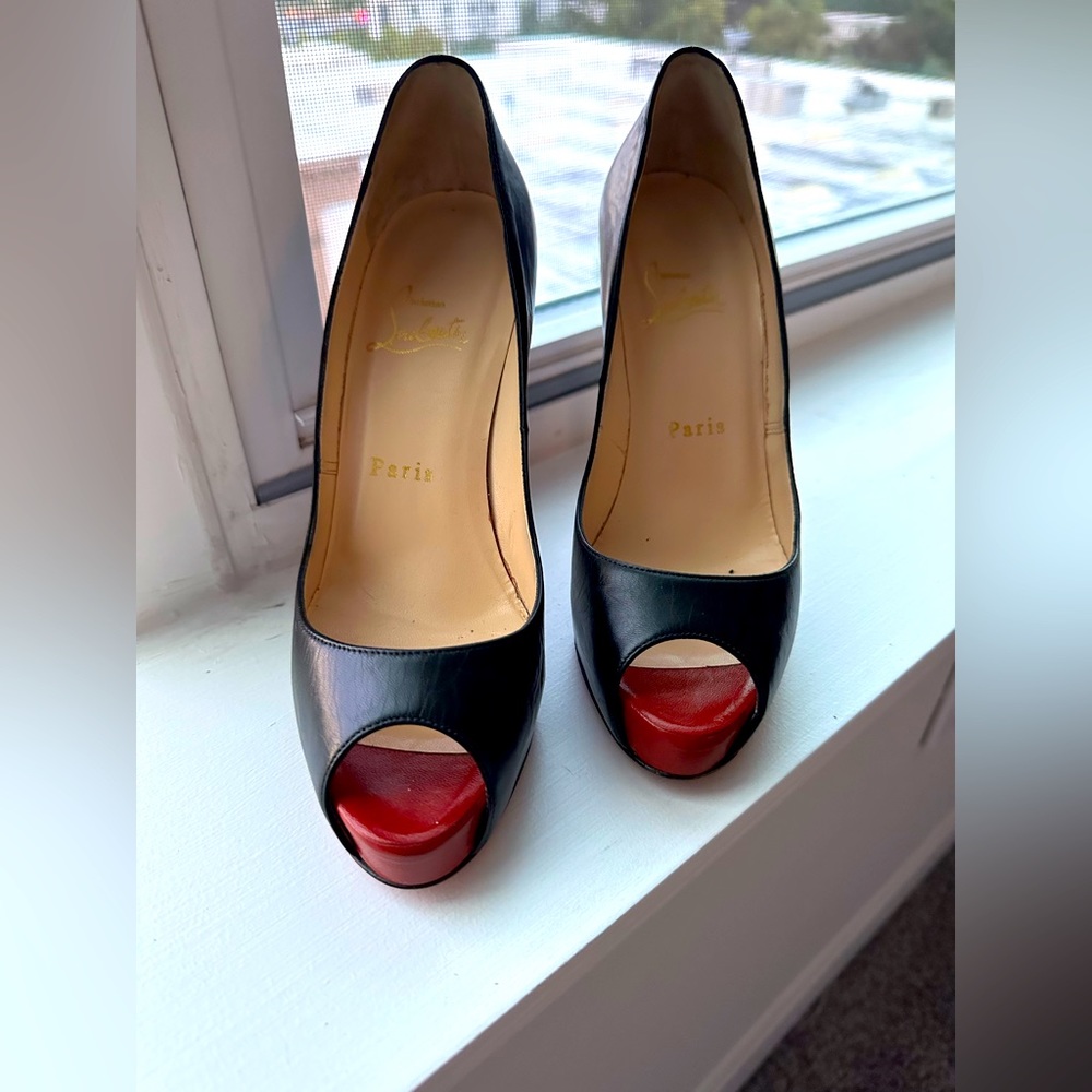 Black Christian Louboutin Stilettos
